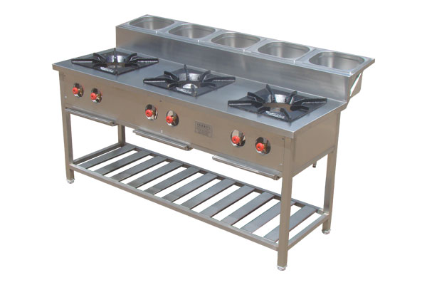 three-burner-indian-gas-range-with-gn-pans